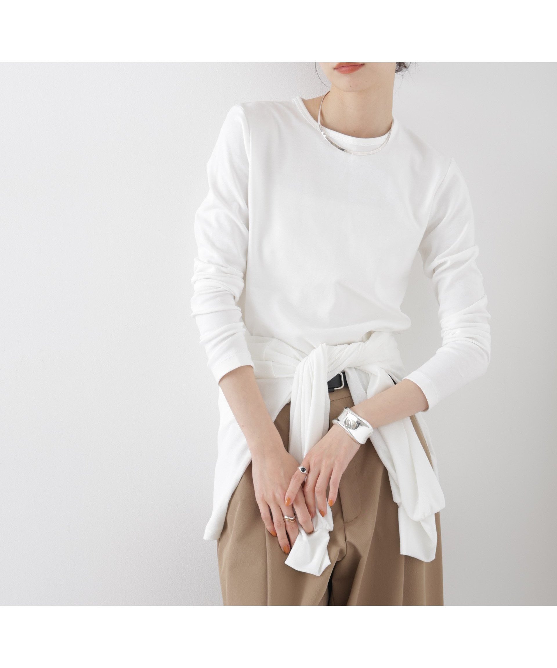 【機能性と上品さを兼ね備えたシルケットロングスリーブトップス】nano universe(ナノ ユニバース)通販 人気、トレンドファッション・服の通販 founy(ファニー) 【ナノ ユニバース/nano universe】 トレンドファッション・スタイル  Trendy Fashion & Style ファッション、ブランド PICK UP! Must-Have Online Fashion Brands ファッション Fashion レディースファッション Fashion for Women トップス・カットソー Cut & Sew Tops インナー Innerwear 春 Spring カットソー Cut and Sewn Top コンパクト Compact, Small Size 抗菌 Antibacterial, Bacteria-Resistant シルケット Silket, Silky Cotton シンプル Simple, Minimal ジャケット Jacket, Outerwear スラックス Slacks, Dress Pants タイトスカート Pencil Skirt, Tight Skirt 長袖 Long Sleeve, Full Sleeve ベーシック Basic, Essential ロング Long, Long-Length S/S・春夏 SS, Spring/Summer, Warm Season アウトレット Outlet / Clearance おすすめ Recommended / Our Picks 夏 Summer エレガント 上品 Elegant ビジネス 仕事 通勤 Business / Work / Commuting 2026年 2026 |ID:prp329100004919279