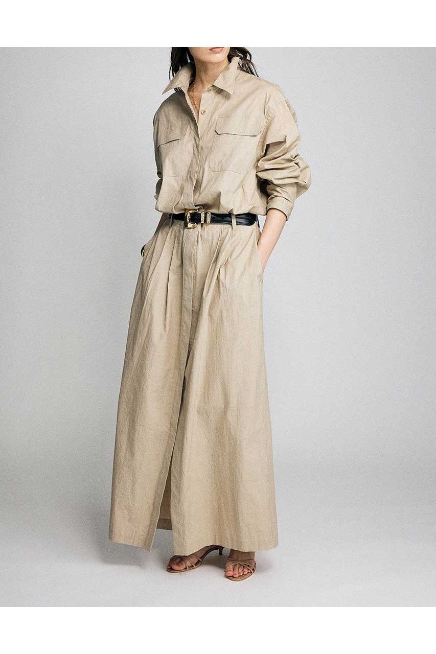 洗いざらしの風合いが魅力のコットンリネン素材で仕立てたブリルのワッシャーシャツロングワンピース【BRILL(ブリル)】 人気、トレンドファッション・服の通販 founy(ファニー) 【ブリル/BRILL】 トレンドファッション・スタイル  Trendy Fashion & Style ファッション、ブランド PICK UP! Must-Have Online Fashion Brands ファッション Fashion レディースファッション Fashion for Women ワンピース Dresses チュニック Tunic Tops & Dresses ストレート Straight, Straight Cut チュニック Tunic, Long Top リネン Linen, Linen Fabric ロング Long, Long-Length 再入荷 Restock / Back in Stock |ID:prp329100004925005