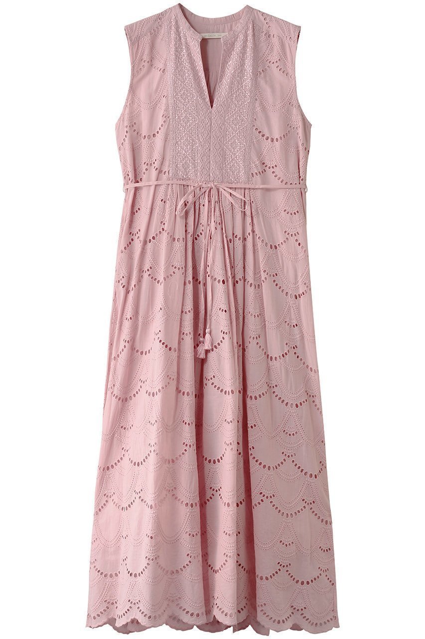 【ヌキテパ / NE QUITTEZ PAS】1枚で完成する繊細な刺しゅうと上品な透け感が映える旅行にも使える楽なノースリーブドレス 人気、トレンドファッション・服の通販 founy(ファニー) 【ヌキテパ/NE QUITTEZ PAS】 トレンドファッション・スタイル  Trendy Fashion & Style トレンド・ファッションスタイル Fashion Trends & Styles ファッション Fashion レディースファッション Fashion for Women ワンピース Dresses フォーマル・パーティードレス・結婚式用ドレス Elegant & Casual Dresses チュニック Tunic Tops & Dresses チュニック Tunic, Long Top ドット Polka Dot, Dot Pattern ドレス Dress, One-Piece ノースリーブ Sleeveless, No-Sleeve ロング Long, Long-Length 再入荷 Restock / Back in Stock 夏 Summer |ID:prp329100004911058