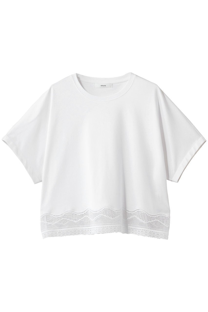 繊細レースと上質コットンで仕立てた洗練ショート丈デザイントップス ebure(エブール)の通販 人気、トレンドファッション・服の通販 founy(ファニー) 【エブール/ebure】 トレンドファッション・スタイル  Trendy Fashion & Style ファッション、ブランド PICK UP! Must-Have Online Fashion Brands ファッション Fashion レディースファッション Fashion for Women トップス・カットソー Cut & Sew Tops シャツ・ブラウス・オフィスカジュアル Elegant Blouses & Button-Ups ロングTシャツ・Tシャツ Longline T-Shirts & Tees カットソー・ベーシックTシャツ Cut-and-Sewn Tops / Stretch Tees & Basics ショート Short, Short Length スリーブ Sleeve, Long Sleeve / Short Sleeve バランス Balance, Style Balance レース Lace, Lace Fabric 定番 Standard, Basic Item 新作・新入荷 New Arrivals / New In |ID:prp329100004938637