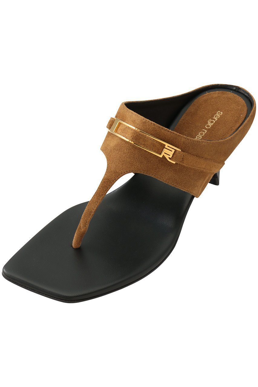 スエードとメタルが映える洗練トングサンダル SERGIO ROSSI(セルジオ ロッシ) 人気、トレンドファッション・服の通販 founy(ファニー) 【セルジオ ロッシ/SERGIO ROSSI】 トレンドファッション・スタイル  Trendy Fashion & Style トレンド・ファッションスタイル Fashion Trends & Styles ファッション Fashion レディースファッション Fashion for Women サンダル Sandals, Summer Shoes トライアングル Triangle, Triangular Shape ヌーディ Nude, Nude Tone プレート Plate, Dish メタル Metal, Metal Parts リュクス Luxury, Elegant, High-End, Chic 夏 Summer 春 Spring S/S・春夏 SS, Spring/Summer, Warm Season |ID:prp329100004912141