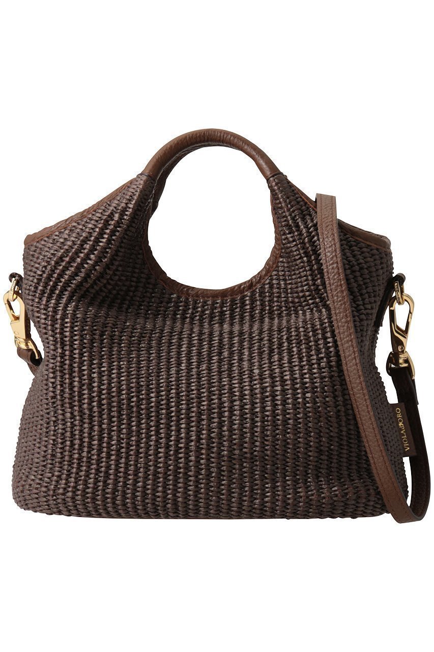 ラフィア調の風合いが映える上品2wayハンドバッグ VIOLAd'ORO(ヴィオラドーロ) 人気、トレンドファッション・服の通販 founy(ファニー) 【ヴィオラドーロ/VIOLAd'ORO】 トレンドファッション・スタイル  Trendy Fashion & Style トレンド・ファッションスタイル Fashion Trends & Styles ファッション Fashion レディースファッション Fashion for Women バッグ Bags ラフィア Raffia, Natural Straw エレガント 上品 Elegant 夏 Summer 新作・新入荷 New Arrivals / New In 春 Spring S/S・春夏 SS, Spring/Summer, Warm Season |ID:prp329100004922414