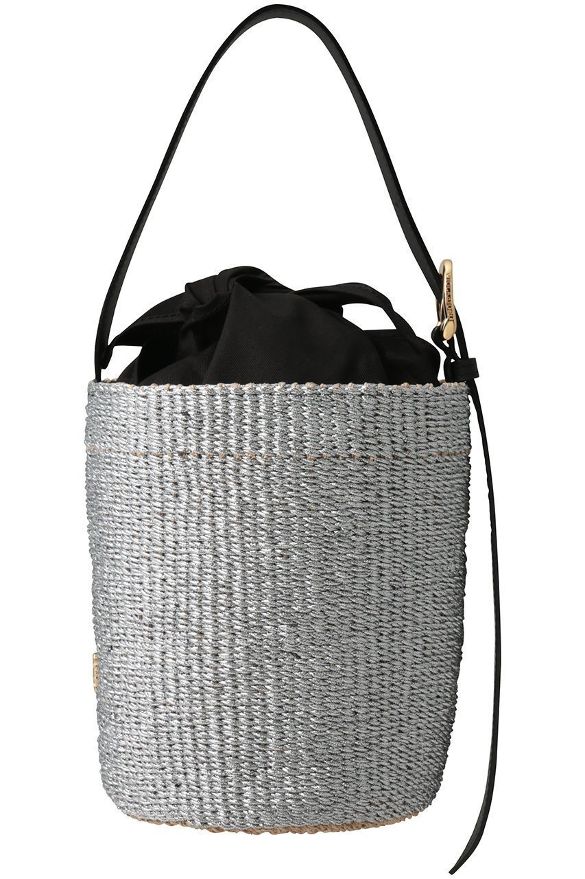 メタリックとアバカ素材が映える洗練バケツバッグ VIOLAd'ORO(ヴィオラドーロ) 人気、トレンドファッション・服の通販 founy(ファニー) 【ヴィオラドーロ/VIOLAd'ORO】 トレンドファッション・スタイル  Trendy Fashion & Style トレンド・ファッションスタイル Fashion Trends & Styles ファッション Fashion レディースファッション Fashion for Women バッグ Bags バケツ Bucket, Bucket Style フォルム Silhouette, Form 夏 Summer 新作・新入荷 New Arrivals / New In 春 Spring S/S・春夏 SS, Spring/Summer, Warm Season |ID:prp329100004922416