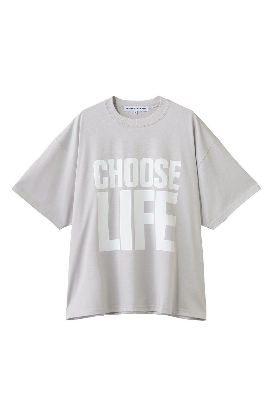 ブランド初の淡い配色と環境に配慮した素材が未来へ繋ぐ限定プリントTシャツ 大人の最旬トレンドファッション＆コーディネート founy(ファウニー) 【キャサリンハムネット/KATHARINE HAMNETT LONDON】 トレンドファッション・スタイル  Trendy Fashion & Style トレンド・ファッションスタイル Fashion Trends & Styles ファッション Fashion レディースファッション Fashion for Women トップス・カットソー Cut & Sew Tops シャツ・ブラウス・オフィスカジュアル Elegant Blouses & Button-Ups ロングTシャツ・Tシャツ Longline T-Shirts & Tees カットソー・ベーシックTシャツ Cut-and-Sewn Tops / Stretch Tees & Basics ユニセックス Unisex, Genderless オーガニック Organic Cotton ショート Short, Short Length スリーブ Sleeve, Long Sleeve / Short Sleeve プリント Print, Printed Pattern 新作・新入荷 New Arrivals / New In |ID:prp329100004938585