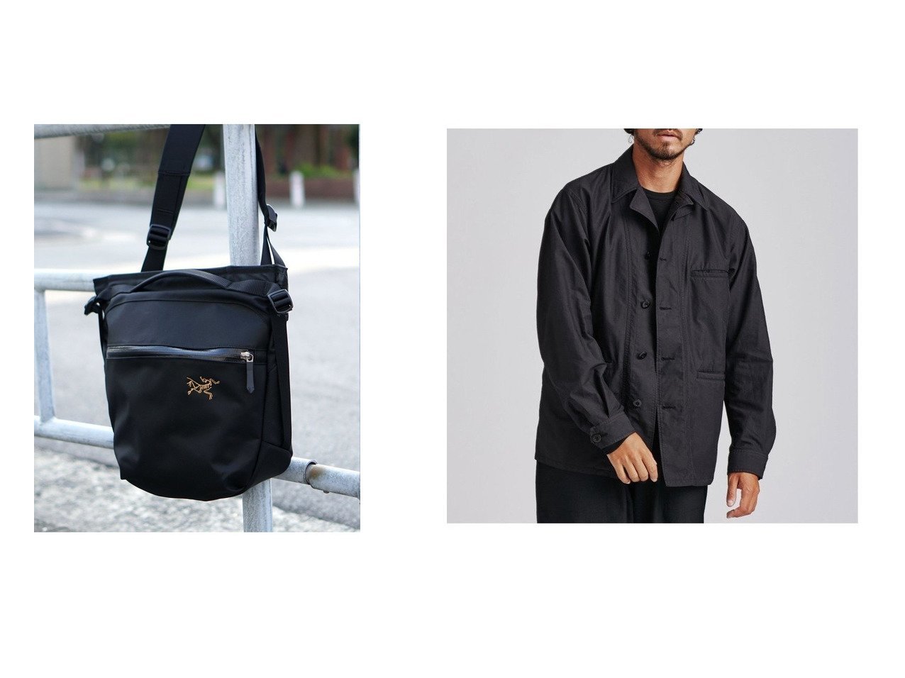 【nano universe / MEN/ナノ ユニバース】のNVy by nano universe M65ジャケット&【BEAMS / MEN/ビームス】のArro8 Shoulder bag 【MEN】男性のおすすめ！人気、メンズファッションの通販 おすすめで人気のファッション通販商品 インテリア・家具・キッズファッション・メンズファッション・レディースファッション・服の通販 founy(ファニー) https://founy.com/ ファッション Fashion メンズ MEN バッグ Bag Men ヴィンテージ コレクション シンプル ジャケット スタイリッシュ センター フロント ブルゾン ミリタリー モダン ワーク アウトドア ジップ ポケット リュック ワンポイント |ID:crp329100000005673