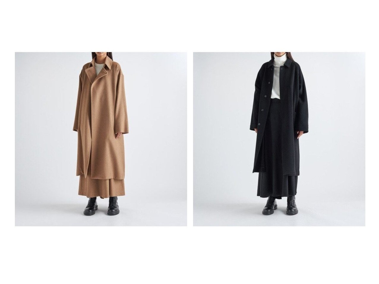 ATON / LODEN コート santacasasacramento.com.br