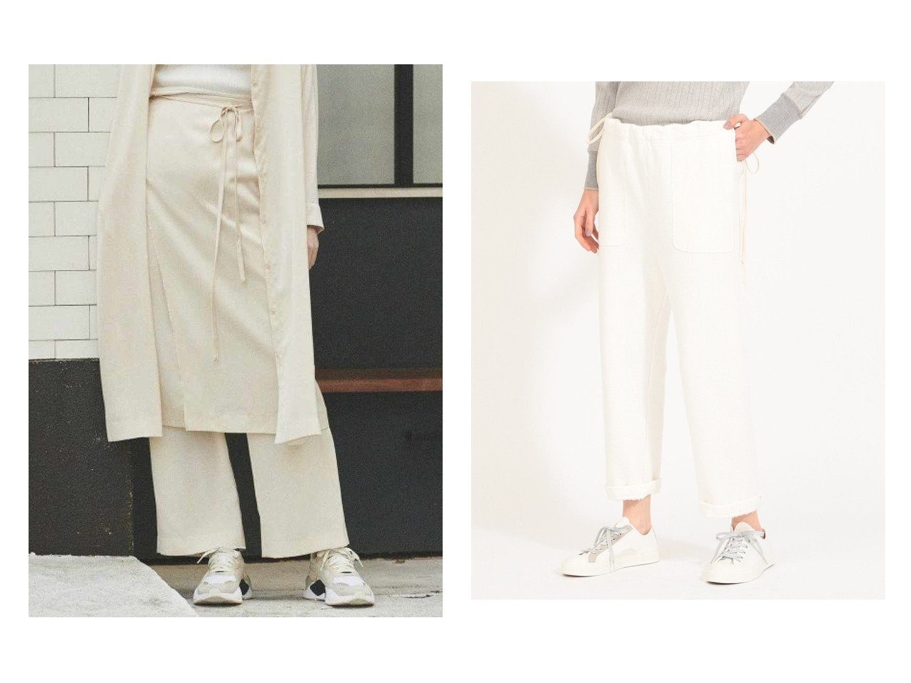 【BEAMS BOY/ビームス ボーイ】のSide Cord Jersey Pants&【emmi/エミ】の【emmi atelier】サテンパンツ パンツのおすすめ！人気、トレンド・レディースファッションの通販 おすすめで人気の流行・トレンド、ファッションの通販商品 メンズファッション・キッズファッション・インテリア・家具・レディースファッション・服の通販 founy(ファニー) https://founy.com/ ファッション Fashion レディースファッション WOMEN パンツ Pants NEW・新作・新着・新入荷 New Arrivals とろみ キャミワンピース サテン ジーンズ リラックス 再入荷 Restock/Back in Stock/Re Arrival サスペンダー サロペット スピンドル プリント ミリタリー |ID:crp329100000010731