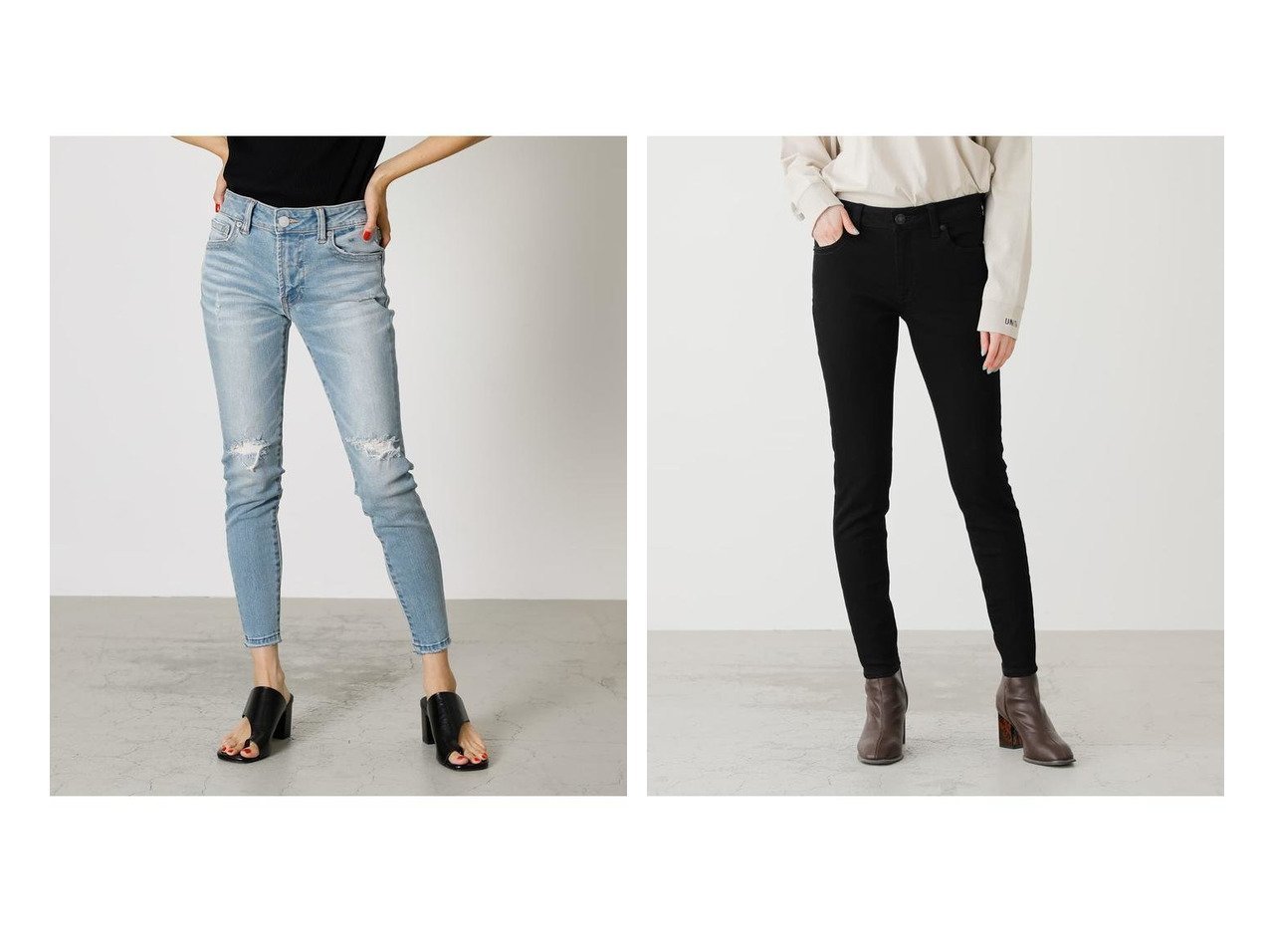 Azul By Moussy アズール バイ マウジー のblack Denim Skinny Crash Denim Skinny Moussy のおすすめ 人気 トレンド レディースファッションの通販 おすすめのファッション通販アイテム レディースファッション 服の通販 Founy ファニー Id Crp
