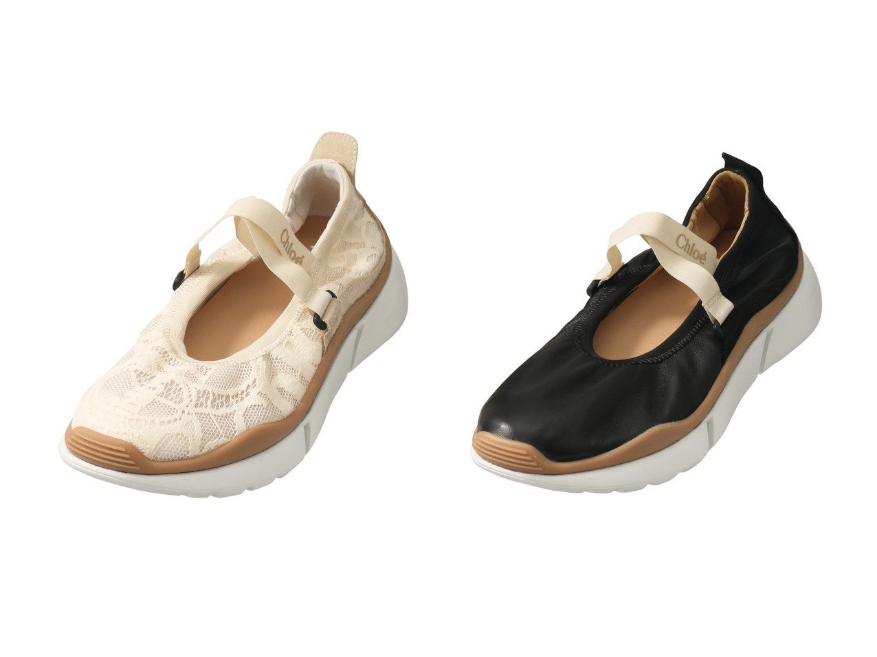 CHLOE/クロエ】のSONNIE レースバレリーナスニーカー&SONNIE