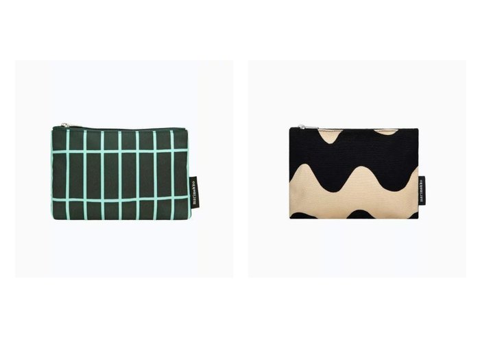 【marimekko/マリメッコ】のTiiliskivi Kaika ポーチ&Lokki Keijutar ポーチ マリメッコのおすすめ！人気、トレンド・レディースファッションの通販 おすすめ人気トレンドファッション通販アイテム インテリア・キッズ・メンズ・レディースファッション・服の通販 founy(ファニー) https://founy.com/ ファッション Fashion レディースファッション WOMEN ポーチ Pouches おすすめ Recommend アクセサリー スクエア ポーチ モバイル キャンバス コンビ フォルム モダン モチーフ |ID:crp329100000021904