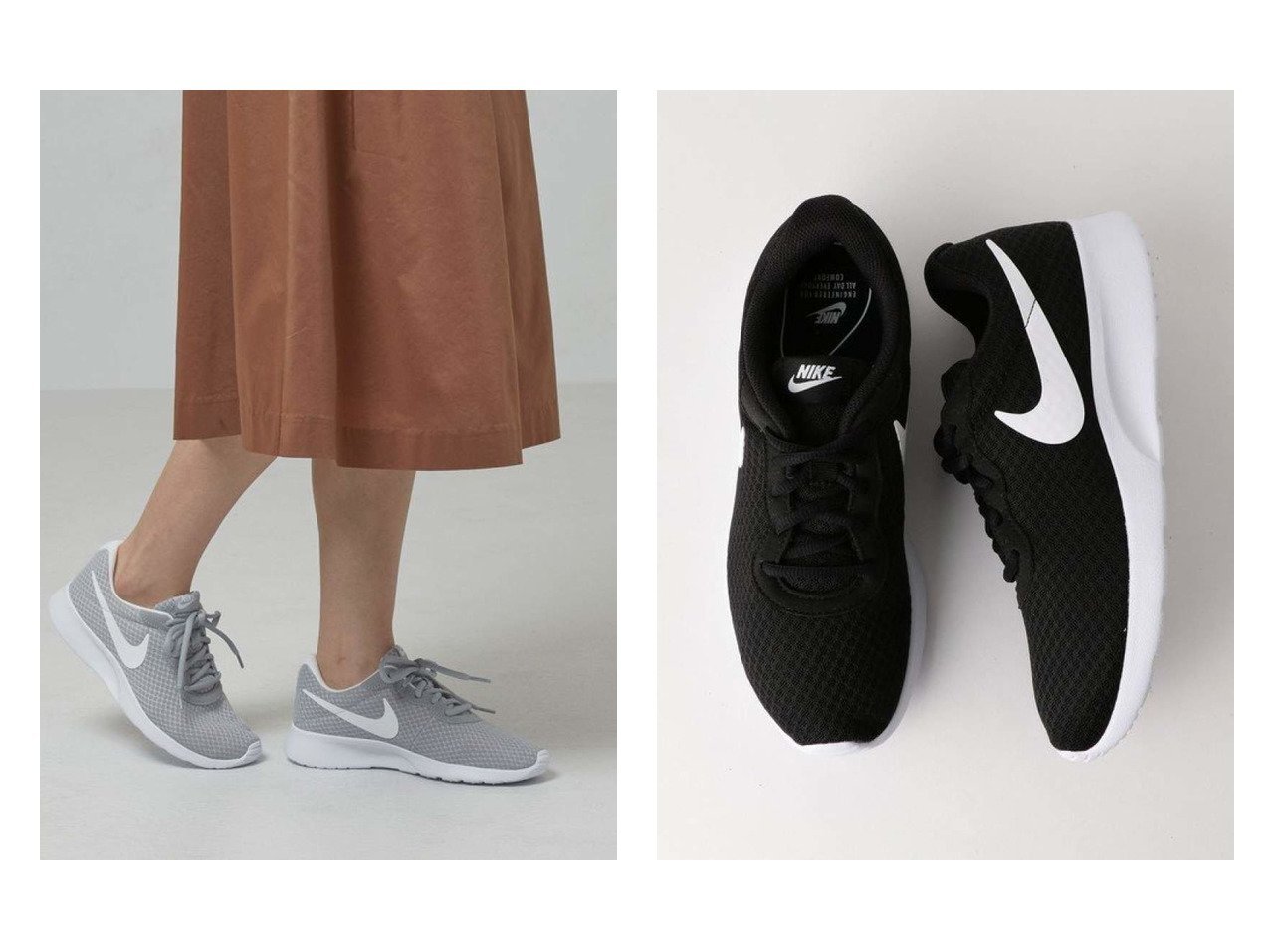 【THE STATION STORE / UNITED ARROWS/ザ ステーション ストア】のNIKE タンジュン スニーカー シューズ・靴のおすすめ！人気、トレンド・レディースファッションの通販 おすすめ人気トレンドファッション通販アイテム インテリア・キッズ・メンズ・レディースファッション・服の通販 founy(ファニー) 　ファッション　Fashion　レディースファッション　WOMEN　エレガント　シューズ　シンプル　スニーカー　スリッポン　グレー系　Gray　ブラック系　Black　|ID:crp329100000023324