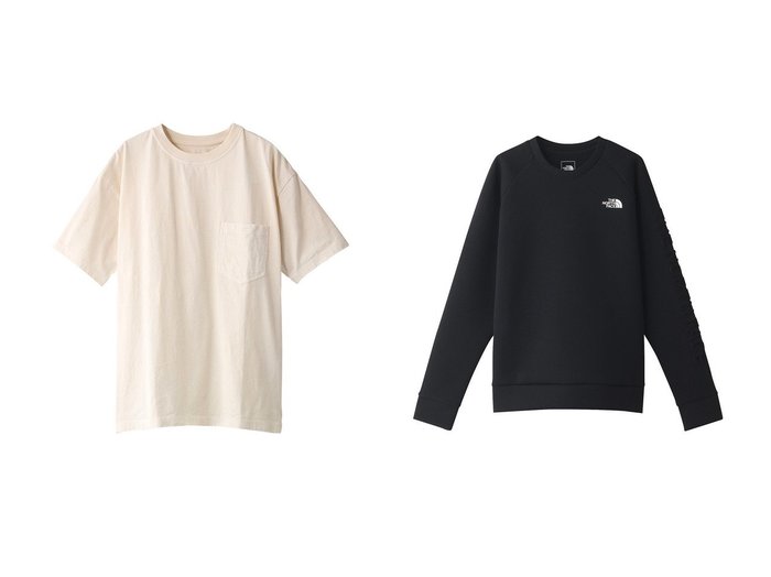 【THE NORTH FACE / MEN/ザ ノース フェイス】の【MEN】テックエアースウェットクルー&【KID BLUE / MEN/キッドブルー】の【MEN】ボタニカルコンパクト天竺トップ 【MEN】おすすめ！人気トレンド・男性、メンズファッションの通販  おすすめ人気トレンドファッション通販アイテム インテリア・キッズ・メンズ・レディースファッション・服の通販 founy(ファニー) https://founy.com/ ファッション Fashion メンズファッション MEN トップス・カットソー Tops/Tshirt/Men シンプル ポケット 半袖 スウェット ストレッチ スポーツ 軽量 |ID:crp329100000030095