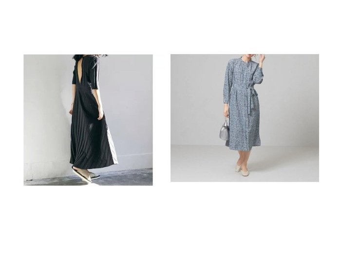 【GALLARDAGALANTE/ガリャルダガランテ】の【竹下玲奈 R JUBILEE ガリャルダガランテ】オープンバックリブワンピース&【THE STATION STORE / UNITED ARROWS/ザ ステーション ストア】のコバナP BLT ミモレ ワンピース -手洗い可能- 【ワンピース・ドレス】おすすめ！人気、トレンド・レディースファッションの通販 おすすめ人気トレンドファッション通販アイテム インテリア・キッズ・メンズ・レディースファッション・服の通販 founy(ファニー) https://founy.com/ ファッションモデル・俳優・女優 Models 女性 Women 竹下玲奈 Takeshita Rena ファッション Fashion レディースファッション WOMEN ワンピース Dress インナー エレガント くるぶし カーディガン コンパクト シューズ ショート シルク シルケット ジャケット スウェット スタイリッシュ スニーカー タイツ ドレス 人気 バランス フィット フラット ブルゾン ヘムライン ワイド おすすめ Recommend アンダー |ID:crp329100000030508