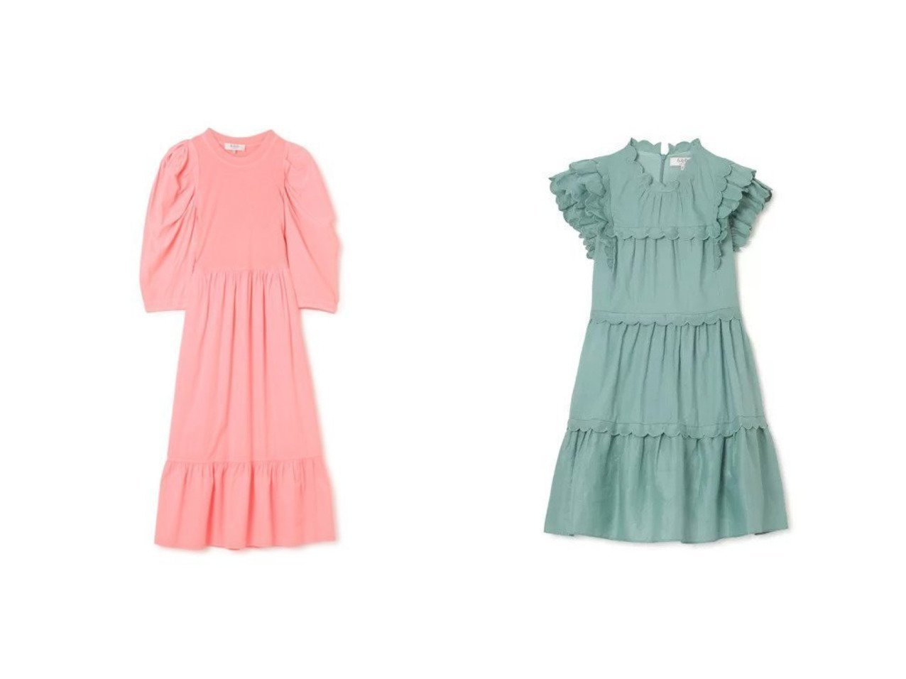 Sea NEW YORK/シー ニューヨーク】のSHANNON SCALLOP RUFFLE DRESS&S