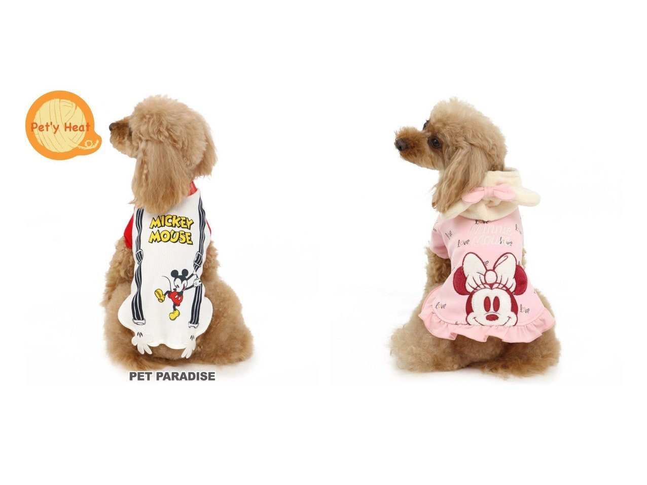 【PET PARADISE/ペットパラダイス】のミッキーマウス サスペンダーペティヒート Tシャツ〔超・小型犬〕&ディズニーミニーマウス モコモコ パーカー 〔超小型・小型犬〕 おすすめ！人気、ペットグッズの通販 おすすめで人気の流行・トレンド、ファッションの通販商品 メンズファッション・キッズファッション・インテリア・家具・レディースファッション・服の通販 founy(ファニー) https://founy.com/ パーカー モコモコ 犬 Dog ホームグッズ Home/Garden ペットグッズ Pet Supplies |ID:crp329100000032816