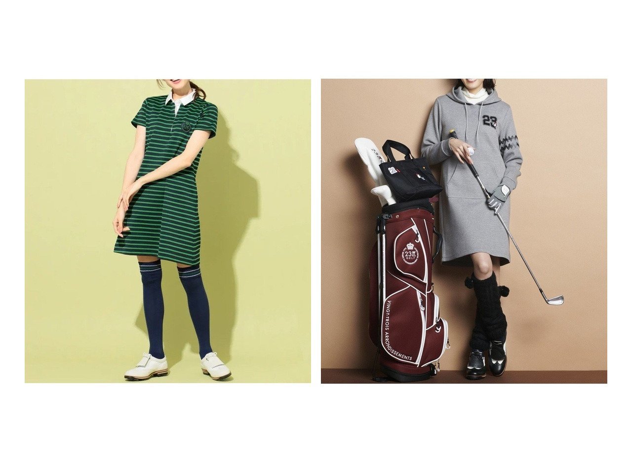 Nijyusanku Golf 23区 ゴルフ の Web限定 ラガーワンピース Peanuts Web限定 スヌーピーダンボールスウェット ワンピース 別注 限定 コラボなど おすすめ 人気トレンド レディースファッション通販 おすすめのファッション通販アイテム レディース