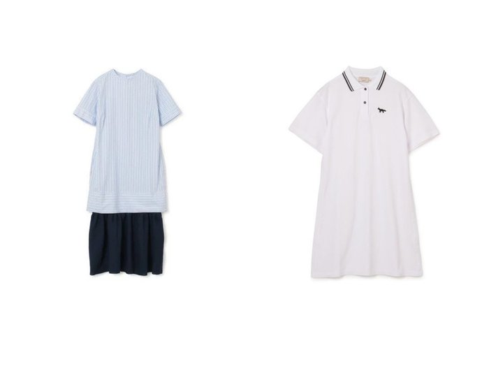 Malamute マラミュート のcutout Knit Shirts Dress Maison Kitsune メゾン キツネ のpique Straight Polo Dress ワンピース ドレス おすすめ 人気 トレンド レディースファッションの通販 おすすめのファッション通販アイテム 人気 トレンドファッション