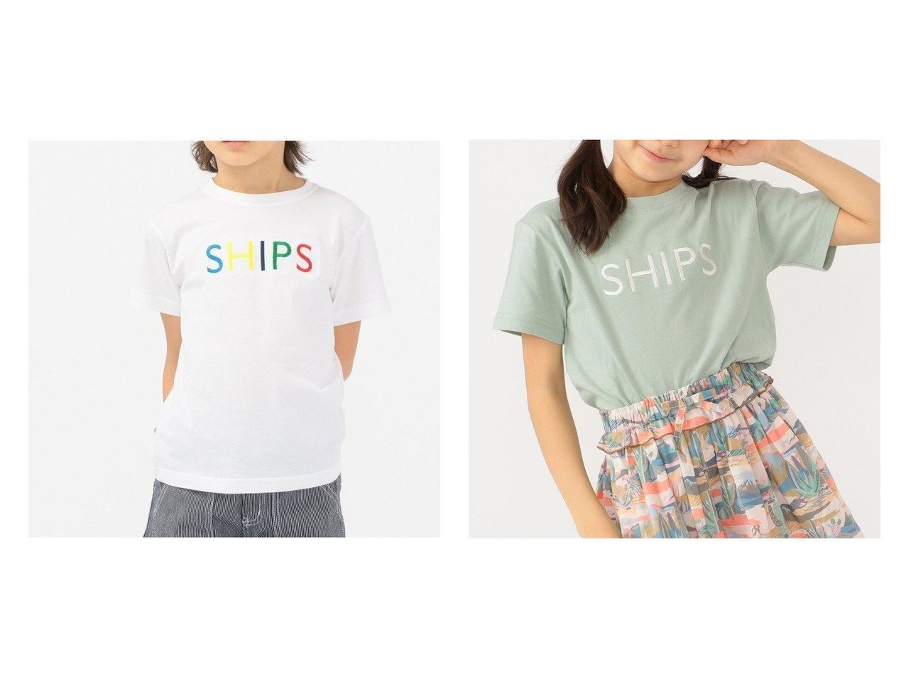 【SHIPS / KIDS/シップス】のSHIPS KIDS ファミリーおそろい SHIPS ロゴ TEE(100~160cm) 【KIDS】子供服のおすすめ！人気トレンド・キッズファッションの通販 おすすめで人気の流行・トレンド、ファッションの通販商品 メンズファッション・キッズファッション・インテリア・家具・レディースファッション・服の通販 founy(ファニー) https://founy.com/ ファッション Fashion キッズファッション KIDS トップス・カットソー Tops/Tees/Kids カットソー シンプル パステル ラベンダー |ID:crp329100000037919