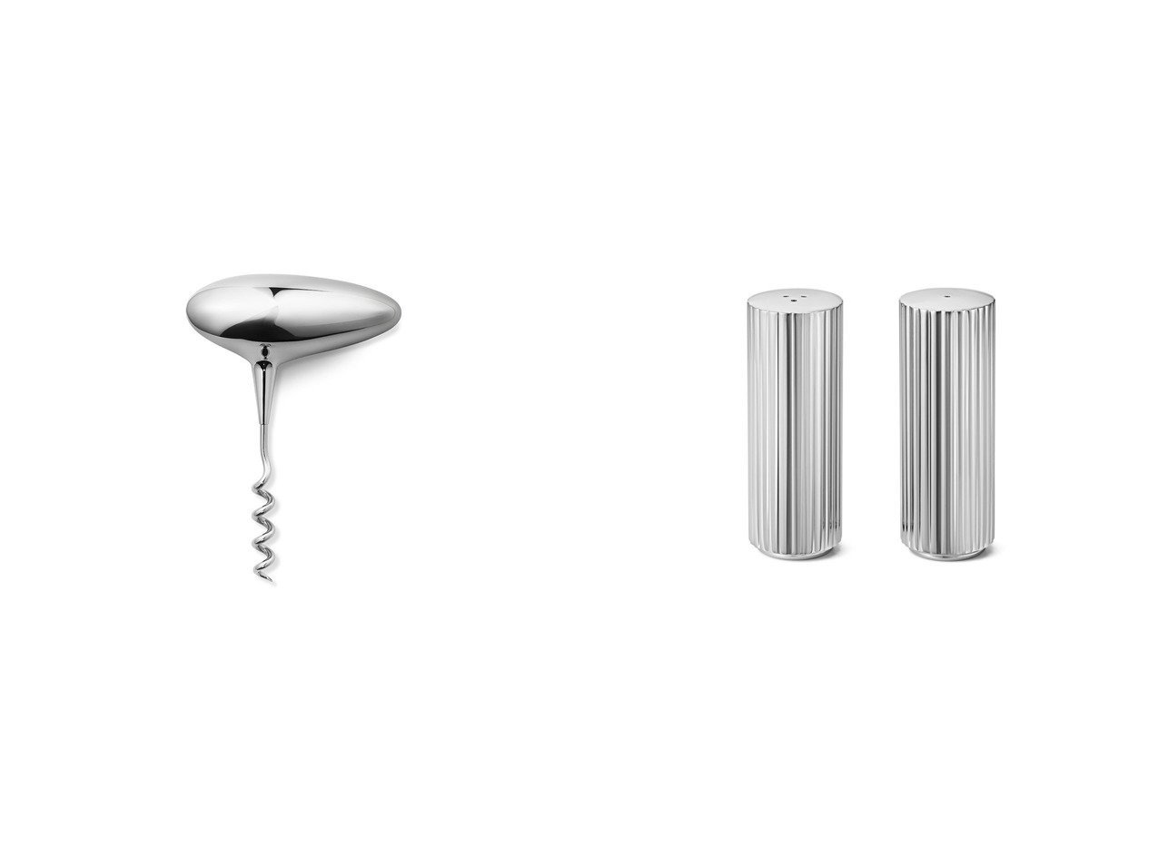 【GEORG JENSEN/ジョージ ジェンセン】のスカイ コルクスクリュー&BERNADOTTE SALT & ベルナドッテ ソルト&ペッパー 【カトラリー・テーブルウェア】おすすめ！人気、インテリア雑貨・家具の通販  おすすめ人気トレンドファッション通販アイテム インテリア・キッズ・メンズ・レディースファッション・服の通販 founy(ファニー) 　コルク　コレクション　フォルム　エレガント　シンプル　ホーム・キャンプ・アウトドア　Home,Garden,Outdoor,Camping Gear　キッチン・ダイニング　Kitchen Dining　キッチン収納　Kitchen　|ID:crp329100000049128