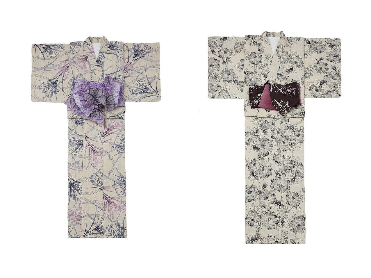 【Utsukushii Kimono/美しいキモノ】の【源氏物語】ゆかた さわらび ススキ&【源氏物語】ゆかた 麻と綿の布 牡丹 【浴衣・和装】おすすめ！人気、トレンド・レディースファッションの通販 おすすめで人気の流行・トレンド、ファッションの通販商品 インテリア・家具・メンズファッション・キッズファッション・レディースファッション・服の通販 founy(ファニー) https://founy.com/ ファッション Fashion レディースファッション WOMEN 再入荷 Restock/Back in Stock/Re Arrival |ID:crp329100000049998