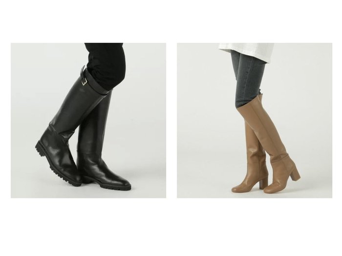【CHEMBUR/チェンバー】のROUND LONG BOOTS&SIDE BUCKLE BOOTS 【シューズ・靴】おすすめ！人気、トレンド・レディースファッションの通販 おすすめ人気トレンドファッション通販アイテム インテリア・キッズ・メンズ・レディースファッション・服の通販 founy(ファニー) https://founy.com/ ファッション Fashion レディースファッション WOMEN シューズ ロング |ID:crp329100000056138