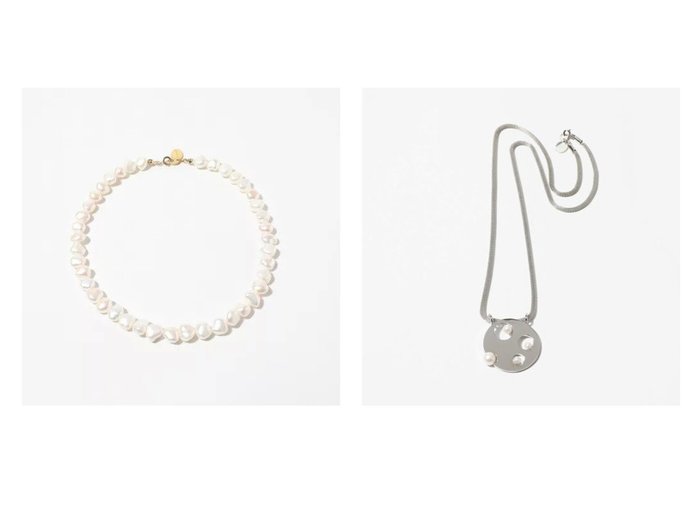 【jour couture/ジュール クチュール】の【dimple.03】ネックレス&【inlay.03】ネックレス おすすめ！人気、トレンド・レディースファッションの通販 おすすめ人気トレンドファッション通販アイテム インテリア・キッズ・メンズ・レディースファッション・服の通販 founy(ファニー) https://founy.com/ ファッション Fashion レディースファッション WOMEN ジュエリー Jewelry ネックレス Necklaces アクセサリー ショート ダウン ネックレス パール フォルム シンプル ドレス プレート モチーフ |ID:crp329100000056444