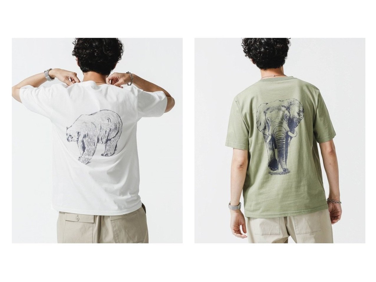 【nano universe / MEN/ナノ ユニバース】のWWF ANIMAL Tシャツ 半袖 1 【MEN】別注・限定・コラボなど、おすすめ！人気トレンド・男性、メンズファッションの通販 おすすめで人気の流行・トレンド、ファッションの通販商品 インテリア・家具・メンズファッション・キッズファッション・レディースファッション・服の通販 founy(ファニー) https://founy.com/ ファッション Fashion メンズファッション MEN トップス・カットソー Tops/Tshirt/Men シャツ Shirts カットソー コラボ フィット プリント リラックス 今季 半袖 |ID:crp329100000056590