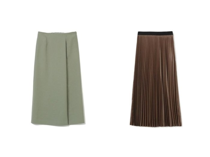 【M7days/エムセブンデイズ】のタックナロースカート&【08sircus/ゼロエイトサーカス】のLeather satin pleated skirt 【スカート】おすすめ！人気、トレンド・レディースファッションの通販 おすすめ人気トレンドファッション通販アイテム インテリア・キッズ・メンズ・レディースファッション・服の通販 founy(ファニー) https://founy.com/ ファッション Fashion レディースファッション WOMEN スカート Skirt プリーツスカート Pleated Skirts フロント マキシ ロング 洗える 2021年 2021 2021-2022秋冬・A/W AW・Autumn/Winter・FW・Fall-Winter・2021-2022 A/W・秋冬 AW・Autumn/Winter・FW・Fall-Winter サテン プリーツ 定番 Standard |ID:crp329100000056663