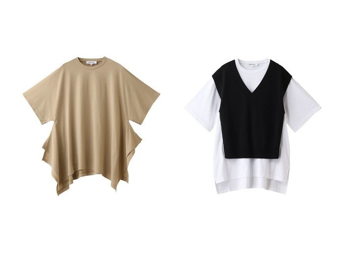 ENFOLD C/R天竺 3/4 SleeveT-SHIRT+bnorte.com.br