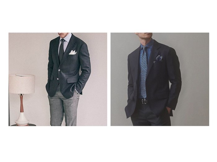 【gotairiku / MEN/五大陸】の【SAVILEROW】ハンクダイストレッチ ブレザー&【御幸毛織】ケープタウンモヘヤ ブレザー 【MEN】おすすめ！人気トレンド・男性、メンズファッションの通販 おすすめ人気トレンドファッション通販アイテム インテリア・キッズ・メンズ・レディースファッション・服の通販 founy(ファニー) https://founy.com/ ファッション Fashion メンズファッション MEN アウター Coats Outerwear/Men テーラードジャケット Tailored Jackets 春 Spring キュプラ シェイプ ジャケット ストレッチ 定番 Standard モヘア モヘヤ レギュラー S/S・春夏 SS・Spring/Summer 送料無料 Free Shipping 夏 Summer クラシック リラックス A/W・秋冬 AW・Autumn/Winter・FW・Fall-Winter |ID:crp329100000058699