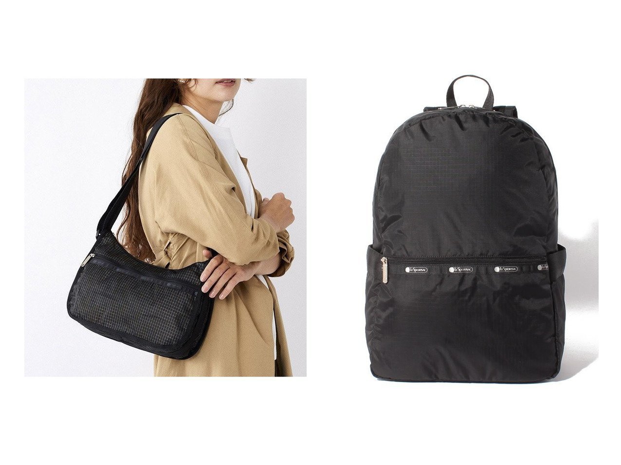 LeSportsac/レスポートサック】のCLASSIC HOBO ティックタックティンセル&CARRIER BACKPACK オニキス  おすすめ！人気、トレンド・レディースファッションの通販 | おすすめのファッション通販アイテム | 人気、トレンドファッション・服の通販  founy(ファニー) | ID ...