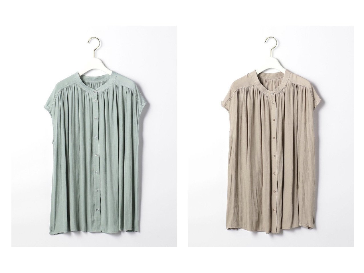 The Station Store United Arrows ザ ステーション ストア のcloset Story クローゼットストーリー Pカッセンジョーゼット フレンチスリーブ ブラウス 手洗い可能 トップス カットソー おすすめ 人気 トレンド レディースファッションの通販 おすすめの
