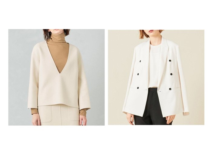 【BEIGE,/ベイジ,】の【STORY 4月号掲載】【日経Ai 掲載】 ジャケット&【Oggi 9月号掲載】 Vネックブラウス ファッション雑誌・Webマガジン掲載、おすすめ！人気、トレンド・レディースファッションの通販   おすすめ人気トレンドファッション通販アイテム インテリア・キッズ・メンズ・レディースファッション・服の通販 founy(ファニー) https://founy.com/ 雑誌掲載アイテム Magazine Items ファッション雑誌 Fashion Magazines オッジ Oggi ストーリィ STORY ファッション Fashion レディースファッション WOMEN トップス・カットソー Tops/Tshirt シャツ/ブラウス Shirts/Blouses Vネック V-Neck アウター Coat Outerwear ジャケット Jackets テーラードジャケット Tailored Jackets 9月号 コンパクト スリット セットアップ 雑誌 ダブル トレンド バランス フェイス プレミアム A/W・秋冬 AW・Autumn/Winter・FW・Fall-Winter 2021年 2021 2021-2022秋冬・A/W AW・Autumn/Winter・FW・Fall-Winter・2021-2022 送料無料 Free Shipping おすすめ Recommend 2021春夏・S/S SS/Spring/Summer/2021 4月号 S/S・春夏 SS・Spring/Summer |ID:crp329100000065550
