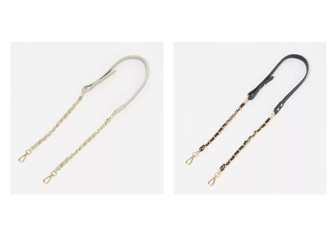 【YOUNG & OLSEN The DRYGOODS STORE/ヤングアンドオルセン】のY&O SHOULDER CHAIN STRAP おすすめ！人気、トレンド・レディースファッションの通販  おすすめ人気トレンドファッション通販アイテム インテリア・キッズ・メンズ・レディースファッション・服の通販 founy(ファニー) 　ファッション　Fashion　レディースファッション　WOMEN　ショルダー　チェーン　チャーム　ラップ　ベージュ系　Beige　ブラック系　Black　|ID:crp329100000066279