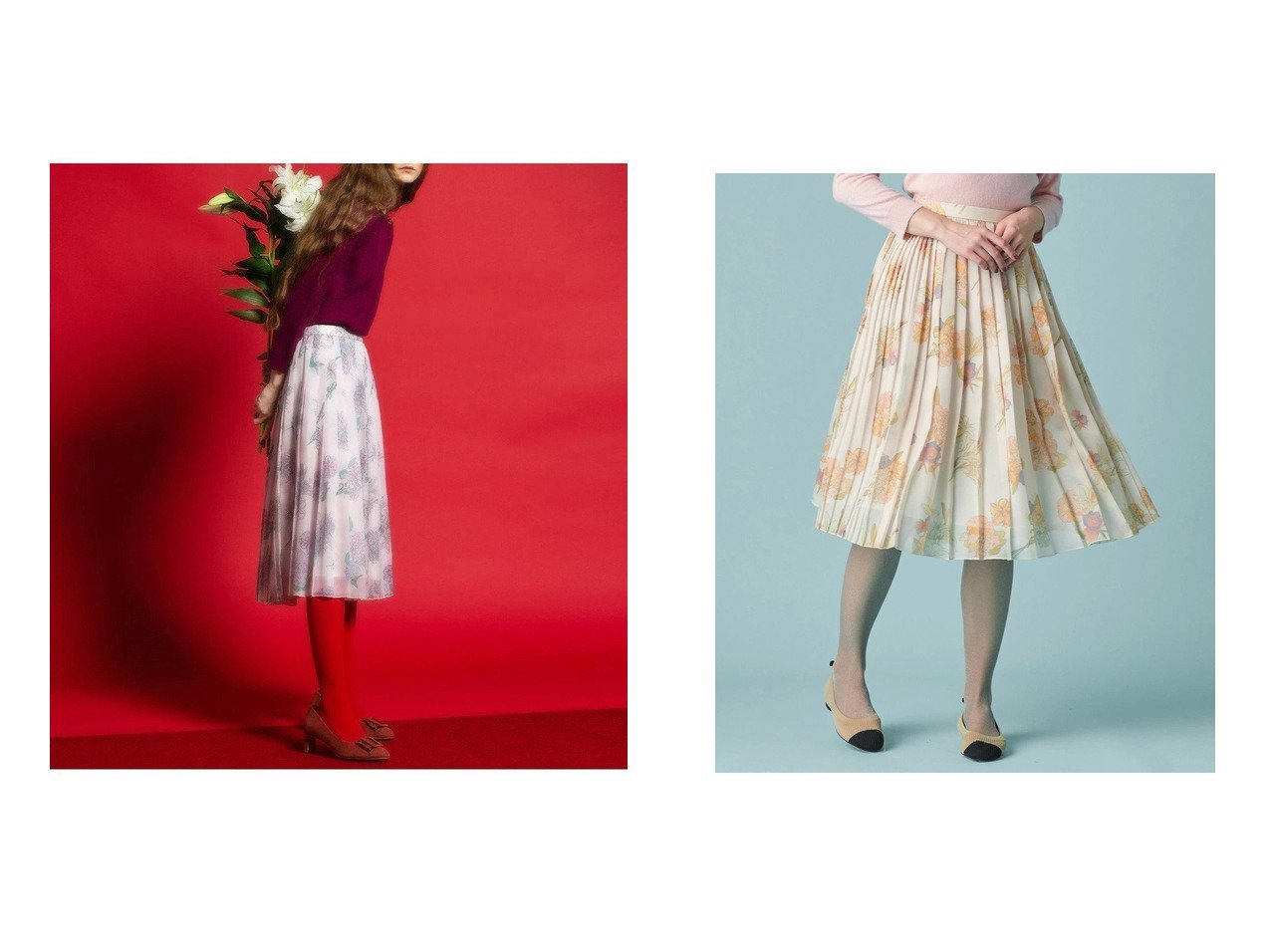 【TOCCA/トッカ】の【洗える!】LADY OF FLOWERS スカート 【スカート】おすすめ！人気、トレンド・レディースファッションの通販 おすすめで人気の流行・トレンド、ファッションの通販商品 インテリア・家具・メンズファッション・キッズファッション・レディースファッション・服の通販 founy(ファニー) https://founy.com/ ファッション Fashion レディースファッション WOMEN スカート Skirt 送料無料 Free Shipping 洗える |ID:crp329100000069169
