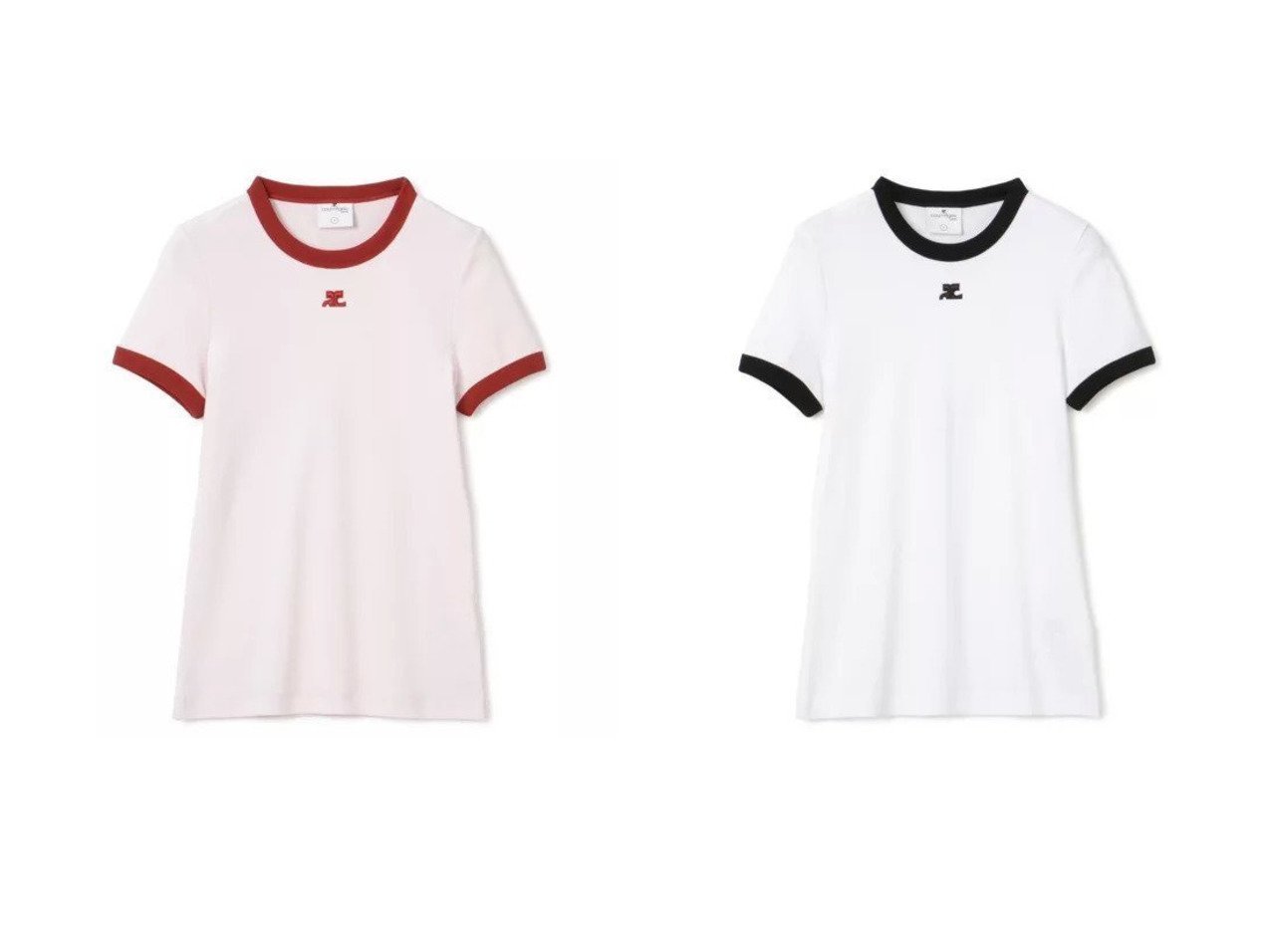 COURREGES/クレージュ】のCOTON RIB TEE SHIRT おすすめ！人気