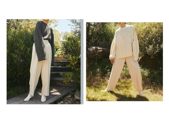 【ONWARD Design Diversity/オンワード デザイン ダイバーシティ】の【ONWARD DD】アラン柄 クルーネックプルオーバー&【ONWARD DD】アルパカブレンド フレアスリーブニット 【トップス・カットソー】おすすめ！人気、トレンド・レディースファッションの通販 おすすめ人気トレンドファッション通販アイテム インテリア・キッズ・メンズ・レディースファッション・服の通販 founy(ファニー) https://founy.com/ ファッション Fashion レディースファッション WOMEN トップス・カットソー Tops/Tshirt ニット Knit Tops プルオーバー Pullover イタリア スリーブ セーター 定番 Standard フレア リラックス 送料無料 Free Shipping |ID:crp329100000074977