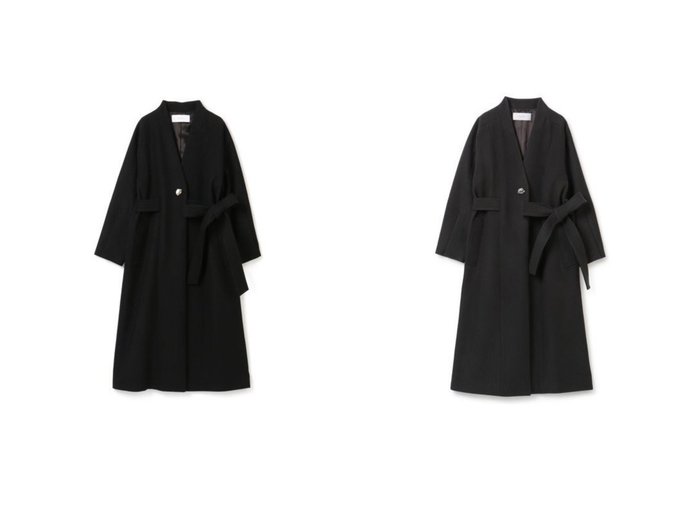 MURRAL/ミューラル】のWool slit sleeve no collar coat 【アウター