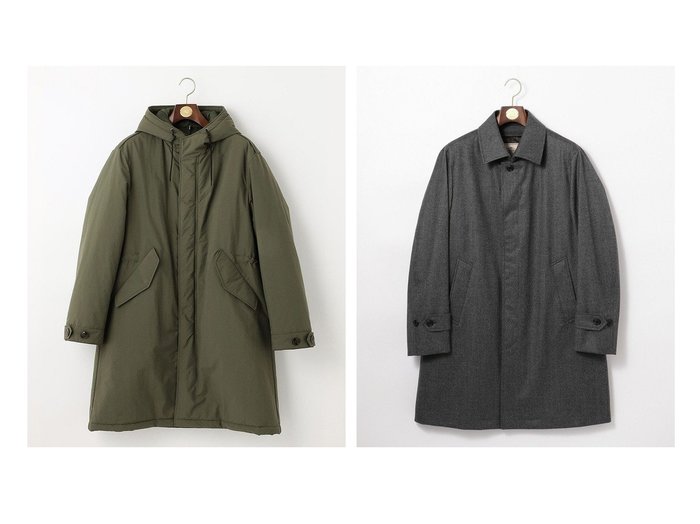 【J.PRESS / MEN/ジェイ プレス】のカノニコバンクス ステンカラーコート&【J.PRESS PLUS】PERTEX タスランナイロンモッズコート 【MEN】おすすめ！人気トレンド・男性、メンズファッションの通販 おすすめ人気トレンドファッション通販アイテム 人気、トレンドファッション・服の通販 founy(ファニー) ファッション Fashion メンズファッション MEN アウター Coats Outerwear/Men モッズ/フィールドコート Mods Field Coats アウトドア 軽量 ジャケット ストレート スポーツ ダウン パーカー ポケット 防寒 ミリタリー モチーフ モッズコート 再入荷 Restock/Back in Stock/Re Arrival 送料無料 Free Shipping おすすめ Recommend スポーティ スーツ 定番 Standard ベーシック ライナー 冬 Winter |ID:crp329100000077915