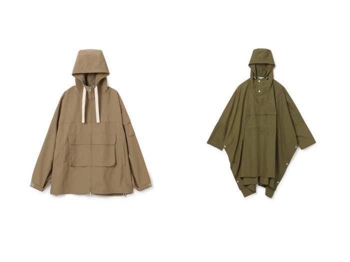 【MAISON KITSUNE/メゾン キツネ】のMK CAMP HOODED CAPE&【08sircus/ゼロエイトサーカス】のHigh count weather hoodie jacket 【アウター】おすすめ！人気、トレンド・レディースファッションの通販 おすすめ人気トレンドファッション通販アイテム インテリア・キッズ・メンズ・レディースファッション・服の通販 founy(ファニー) https://founy.com/ ファッション Fashion レディースファッション WOMEN アウター Coat Outerwear ジャケット Jackets コート Coats ポンチョ Ponchos 2022年 2022 2022春・S/S SS・Spring/Summer・2022 S/S・春夏 SS・Spring/Summer ジャケット スリット パッチ パーカー フロント ポケット ポンチョ |ID:crp329100000080294