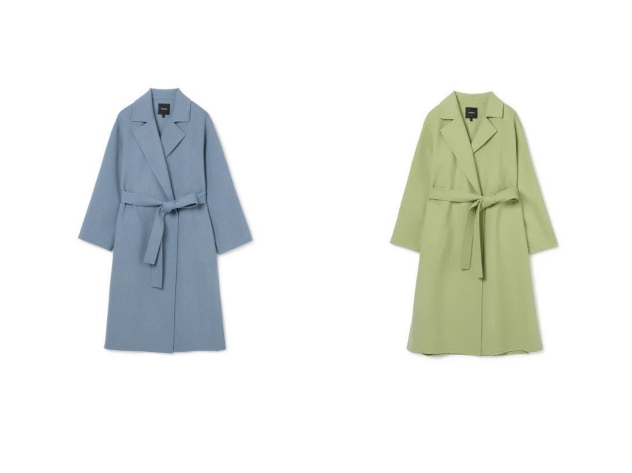 セオリー 美品 Luxe New Divide Collarless Coat | www.jarussi.com.br