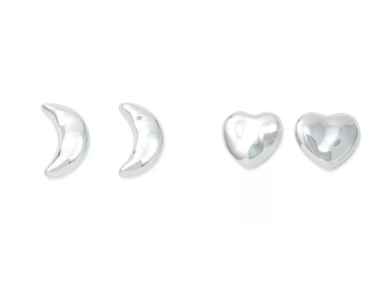 【Le Chic Radical/ルシックラディカル】のHalf Moon Stud Earrings&Heart Silver Stud Earrings おすすめ！人気、トレンド・レディースファッションの通販 おすすめで人気の流行・トレンド、ファッションの通販商品 インテリア・家具・メンズファッション・キッズファッション・レディースファッション・服の通販 founy(ファニー) https://founy.com/ ファッション Fashion レディースファッション WOMEN ジュエリー Jewelry リング Rings イヤリング Earrings アクセサリー クール シルバー フォルム モダン モチーフ ロマンティック |ID:crp329100000086782