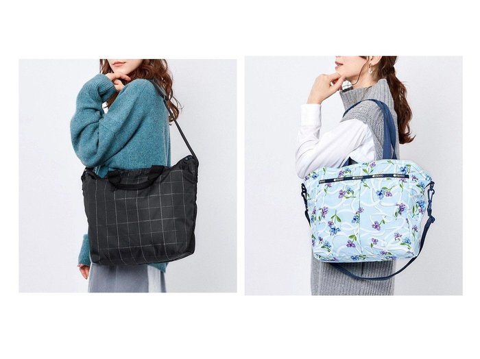 レスポートサック/LeSportsac】のDELUXE EASY CARRY TOTE/シルバービジュープレイド |  人気、トレンドファッション・服の通販 founy(ファニー) | ID:prp329100002157322 | ファッション(Fashion)  レディースファッション(WOMEN) バッグ(Bag)