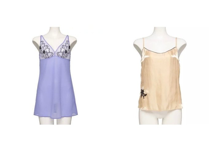 【Chut INTIMATES/シュット! インティメイツ】のミニスリップ (C345)&キャミソール [Chic] (C351) 【インナー、ランジェリー】おすすめ！人気、トレンド・レディースファッションの通販 おすすめ人気トレンドファッション通販アイテム インテリア・キッズ・メンズ・レディースファッション・服の通販 founy(ファニー) https://founy.com/ ファッション Fashion レディースファッション WOMEN 下着・ランジェリー Underwear アンダーウェア Underwear トップス・カットソー Tops/Tshirt キャミソール / ノースリーブ No Sleeves アンダー インナー シフォン ショーツ シンプル ジョーゼット ストリング ビキニ ラウンド ラップ キャミソール サテン スペシャル フレア ラグジュアリー ランジェリー リュクス レース |ID:crp329100000087846