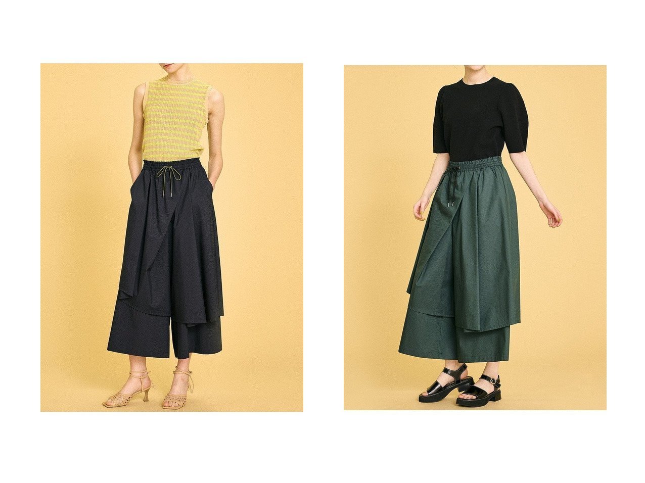 LANVIN en Bleu/ランバン オン ブルー】のウッォシャブルコットン