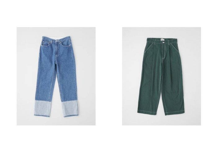 【TWW / Traditional Weatherwear/トラディショナル ウェザーウェア】の【UNION WEAR】UNIONSLACK 102&【UNION WEAR】NEW BI COLOR PANTS 【パンツ】おすすめ！人気、トレンド・レディースファッションの通販 おすすめ人気トレンドファッション通販アイテム インテリア・キッズ・メンズ・レディースファッション・服の通販 founy(ファニー) https://founy.com/ ファッション Fashion レディースファッション WOMEN パンツ Pants デニム トレンド パッチ ポケット ワイド ワーク |ID:crp329100000092101