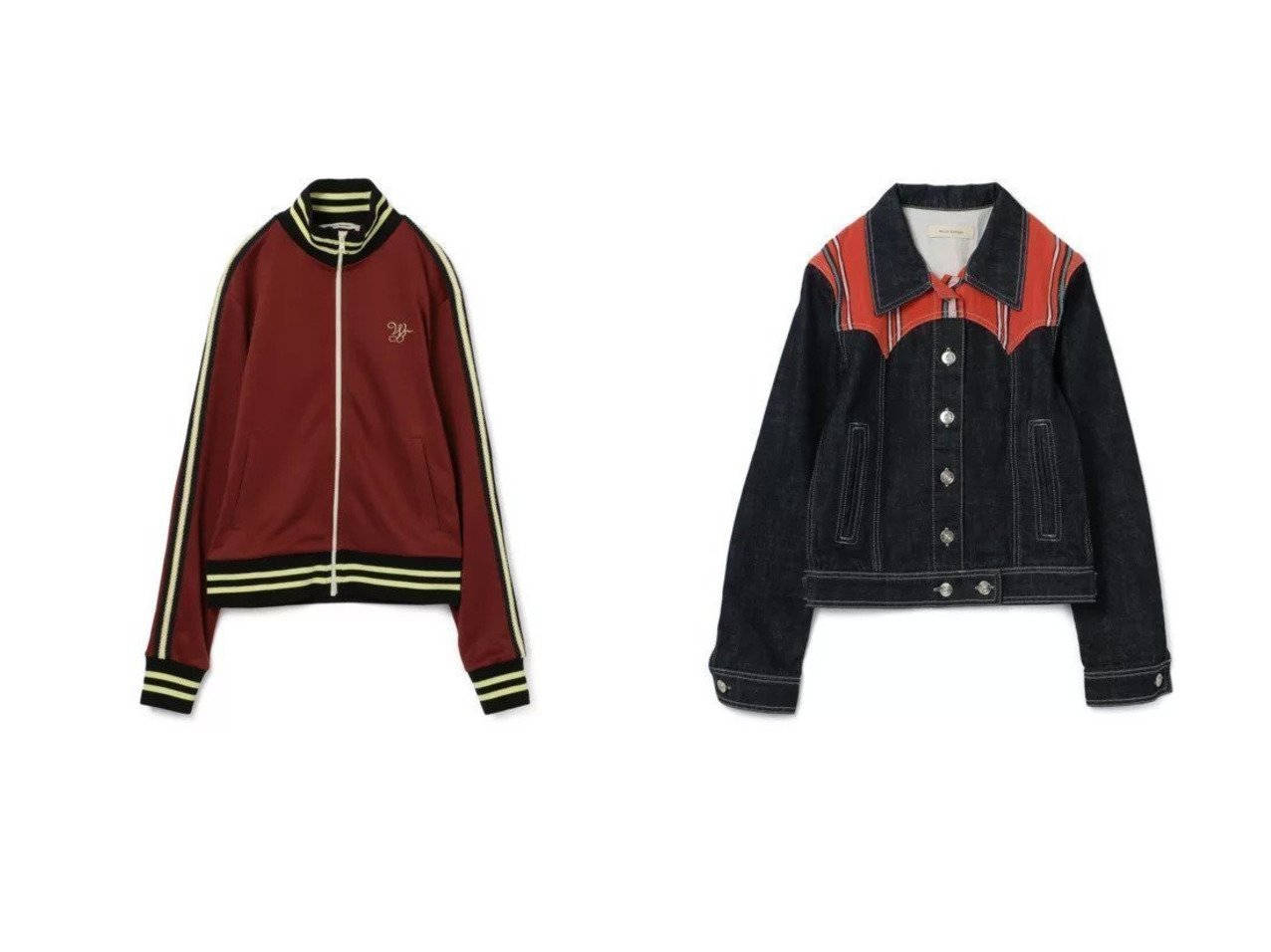 【WALES BONNER/ウェールズ ボナー】のSTUDIO TRACK TOP&COTONOU JACKET おすすめ！人気、トレンド・レディースファッションの通販 おすすめ人気トレンドファッション通販アイテム インテリア・キッズ・メンズ・レディースファッション・服の通販 founy(ファニー) 　ファッション　Fashion　レディースファッション　WOMEN　アウター　Coat Outerwear　ジャケット　Jackets　2022年　2022　2022 春夏 S/S　SS,Spring/Summer,2022　S/S・春夏　SS・Spring/Summer　ジャケット　デニム　ブルー系　Blue　|ID:crp329100000092516