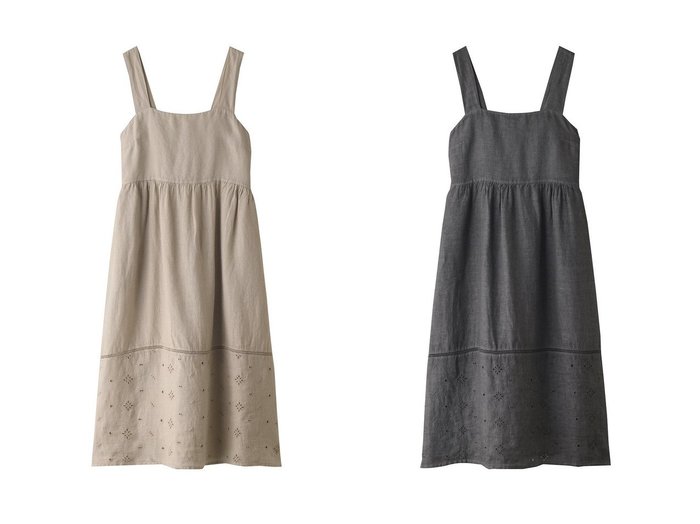 【120% lino/120パーセントリノ】のリネンワンピース&リネンワンピース 【ワンピース・ドレス】おすすめ！人気、トレンド、レディースファッションの通販 おすすめ人気トレンドファッション通販アイテム インテリア・キッズ・メンズ・レディースファッション・服の通販 founy(ファニー) https://founy.com/ ファッション Fashion レディースファッション WOMEN ワンピース Dress チュニック Tunic チュニック リネン レース ロング |ID:crp329100000096701