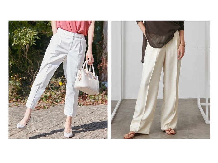 【BEIGE,/ベイジ,】の【GISELe6月号掲載】 イージーパンツ&【any SiS/エニィ スィス】の【美人百花7月号掲載】クールタッチミラクルガード テーパード パンツ ファッション雑誌・Webマガジン掲載、おすすめ！人気、トレンド、レディースファッションの通販  おすすめ人気トレンドファッション通販アイテム 人気、トレンドファッション・服の通販 founy(ファニー) 雑誌掲載アイテム Magazine Items ファッション雑誌 Fashion Magazines ビジンヒャッカ 美人百花 ジゼル GISELe ファッション Fashion レディースファッション WOMEN パンツ Pants クロップド 7月号 シンプル センター 雑誌 タンブラー テーパード 定番 Standard 人気 再入荷 Restock/Back in Stock/Re Arrival 送料無料 Free Shipping 夏 Summer |ID:crp329100000104636