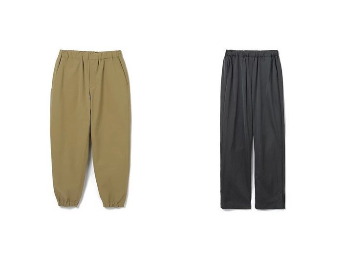 【08sircus/ゼロエイトサーカス】のStretch double cloth jogger pants&Milling satin slit pants 【パンツ】おすすめ！人気、トレンド、レディースファッションの通販 おすすめ人気トレンドファッション通販アイテム インテリア・キッズ・メンズ・レディースファッション・服の通販 founy(ファニー) https://founy.com/ ファッション Fashion レディースファッション WOMEN パンツ Pants 2022年 2022 2022-2023秋冬・A/W AW/Autumn/Winter//FW/Fall-Winter/2022-2023 A/W・秋冬 AW・Autumn/Winter・FW・Fall-Winter サテン ストレート スリット ビンテージ リラックス 人気 定番 Standard シンプル ストレッチ |ID:crp329100000105871